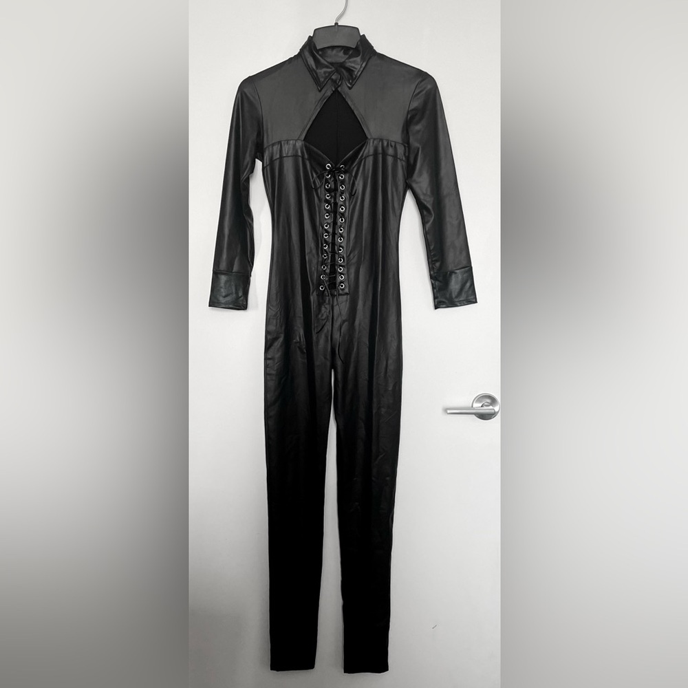 Lace-Up Jumpsuit